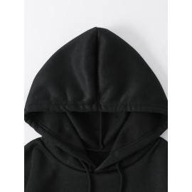 Women's Soccer Mom Graphic Hoodie - Cozy Fall & Winter Pullover with Drawstring, Beige Casual Sweatshirt Featuring 